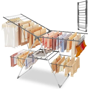 Clothes Drying Rack with 33 Rails, Foldable Winged Airer Indoor
56.1"×22.7" Stainless Steel Large Clothes Horse for Indoor Outdoor, 6 Height-Adjustable Laundry Dryer Stand Clothes Drying Rack with 33 Rails, Foldable Winged Airer Indoor
56.1"×22.7" Stainless Steel Large Clothes Horse for Indoor Outdoor, 6 Height-Adjustable Laundry Dryer Stand