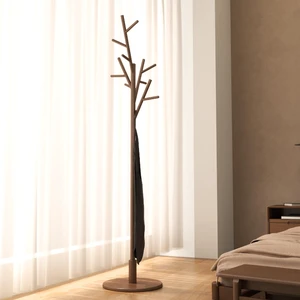Coat Rack, Solid Wood Coat Rack Freestanding With 12 Hooks, Coat Tree Freestanding Heavy Duty 3 Adjustable Heights For Coat, Hats, Handbags, Coat Hanger Stand For Entryway, Bedroom, Walnut Coat Rack, Solid Wood Coat Rack Freestanding With 12 Hooks, Coat Tree Freestanding Heavy Duty 3 Adjustable Heights For Coat, Hats, Handbags, Coat Hanger Stand For Entryway, Bedroom, Walnut