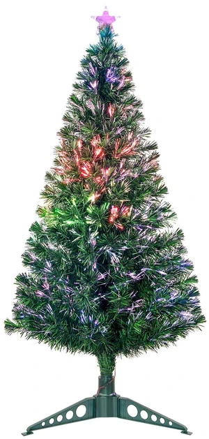 5FT Fiber Optic Green Christmas Tree Artificial Tree with Stand,Pre-lit Full Xmas Tree with Top Star Perfect for Indoor Holiday Decoration 5FT Fiber Optic Green Christmas Tree Artificial Tree with Stand,Pre-lit Full Xmas Tree with Top Star Perfect for Indoor Holiday Decoration
