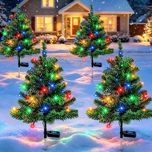 4-Pack 30.3Inch Solar Christmas Tree Outdoor Christmas Decorations Gifts
2 Modes Solar Xmas Tree Lights with Multicolor LED, Waterproof Solar Christmas Lights for Yard Front Porch Pathway Decor 4-Pack 30.3Inch Solar Christmas Tree Outdoor Christmas Decorations Gifts
2 Modes Solar Xmas Tree Lights with Multicolor LED, Waterproof Solar Christmas Lights for Yard Front Porch Pathway Decor