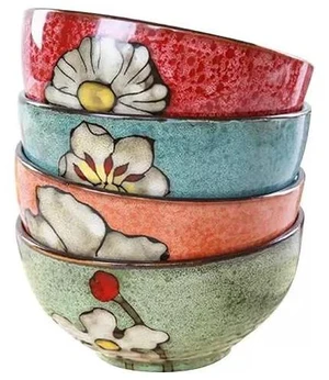 Ceramic Bowls For Kitchen, 28oz - Set of 4,Underglaze Technique
For Cereal, Soup, Salad, Pasta, Ramen, Serving etc - Dishwasher, Microwave, and Oven Safe - For Breakfast, Lunch and Dinner Ceramic Bowls For Kitchen, 28oz - Set of 4,Underglaze Technique
For Cereal, Soup, Salad, Pasta, Ramen, Serving etc - Dishwasher, Microwave, and Oven Safe - For Breakfast, Lunch and Dinner