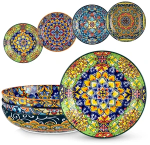 Pasta Bowls Set of 4, 42oz Ceramic Serving Bowls,Boho Pasta Plates
Large Shallow Bowls for Pasta, Salad, Soup, 42 oz Colorful Bowl Plates, Microwave and Dishwasher Safe Dinner Bowls Pasta Bowls Set of 4, 42oz Ceramic Serving Bowls,Boho Pasta Plates
Large Shallow Bowls for Pasta, Salad, Soup, 42 oz Colorful Bowl Plates, Microwave and Dishwasher Safe Dinner Bowls