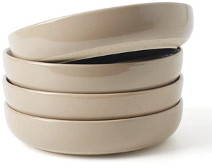 Milkyway 33 oz Pasta Bowls Set of 4, Cinnamon Brown
Scratch-Resistant Stoneware Salad Bowls, Stackable, Dishwasher & Microwave Safe, Lead-Free Milkyway 33 oz Pasta Bowls Set of 4, Cinnamon Brown
Scratch-Resistant Stoneware Salad Bowls, Stackable, Dishwasher & Microwave Safe, Lead-Free