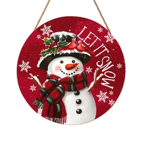 Christmas Snowman Front Door Sign Snowflake Wood Door Hanger for Outdoor Outside Porch Winter Cardinal Birds Decoration Welcome Sign Farmhouse Round Wall Hanging Xmas Wreath Decor for Home 12"x12" Christmas Snowman Front Door Sign Snowflake Wood Door Hanger for Outdoor Outside Porch Winter Cardinal Birds Decoration Welcome Sign Farmhouse Round Wall Hanging Xmas Wreath Decor for Home 12"x12"