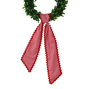 Wreath Sash for Front Door, Red Plaid with White Trim
Rick Rack Trim, Durable Canvas Fabric, Wreath Accessories for Yard, Doorway, Bridal, Shower, Xmas, Home Wreath Sash for Front Door, Red Plaid with White Trim
Rick Rack Trim, Durable Canvas Fabric, Wreath Accessories for Yard, Doorway, Bridal, Shower, Xmas, Home