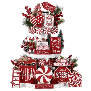 18 Pieces Christmas Candy Cane Tiered Tray Decor Wooden Signs
Hot Cocoa Wood Ornaments, Festive Red White Tiered Tray, for Xmas Kitchen Table Fireplace Shelf Cabinet Indoor Holiday Party 18 Pieces Christmas Candy Cane Tiered Tray Decor Wooden Signs
Hot Cocoa Wood Ornaments, Festive Red White Tiered Tray, for Xmas Kitchen Table Fireplace Shelf Cabinet Indoor Holiday Party