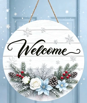 Winter Welcome Wreath Signs for Front Door, Christmas Hanging Wall Decor
Wooden Hanger for Home Outside Decorations, 11.8in Diameter, Rustic Xmas Gift for Farmhouse Outdoor Winter Welcome Wreath Signs for Front Door, Christmas Hanging Wall Decor
Wooden Hanger for Home Outside Decorations, 11.8in Diameter, Rustic Xmas Gift for Farmhouse Outdoor