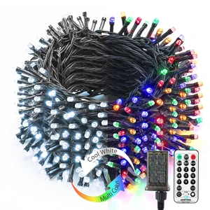 Christmas String Lights Outdoor, 66ft 200 LED Color Changing Lights Christmas String Lights Outdoor, 66ft 200 LED Color Changing Lights
