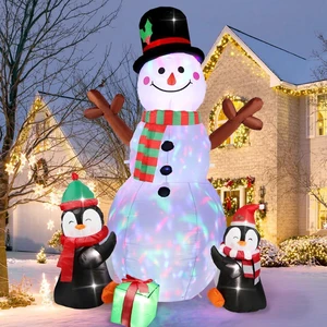 Christmas Inflatables Outdoor Christmas Decorations for Yard 6FT Snowman Christmas Inflatables Outdoor Christmas Decorations for Yard 6FT Snowman