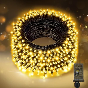 LED Christmas Connectable String Lights Outdoor Waterproof Warm White Fairy Lights with Plug, Tree Lights for Patio, Garden, Bedroom, Wedding, Party, Decor (66FT) LED Christmas Connectable String Lights Outdoor Waterproof Warm White Fairy Lights with Plug, Tree Lights for Patio, Garden, Bedroom, Wedding, Party, Decor (66FT)