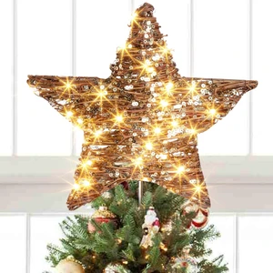 14 40 LED Christmas Rattan Tree Topper Lighted Star Topper
Indoor Decorations Rustic Natural Light Up Star Treetop Xmas Decor 14 40 LED Christmas Rattan Tree Topper Lighted Star Topper
Indoor Decorations Rustic Natural Light Up Star Treetop Xmas Decor