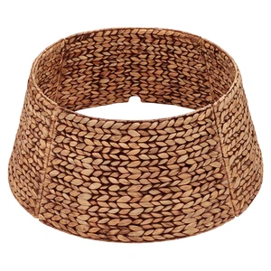 Rattan Christmas Tree Collar, Brown Wash, 24 inch Rattan Christmas Tree Collar, Brown Wash, 24 inch