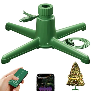 Musical 360° Rotating Christmas Tree Stand, Fits 9ft, 120 lb, 1.252" Poles