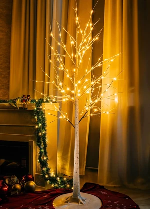 6FT 144 LED 1Pack Lighted Birch Tree, Christmas Deocrations Outdoor Indoor, Decor for Home Room Yard Outside Inside 6FT 144 LED 1Pack Lighted Birch Tree, Christmas Deocrations Outdoor Indoor, Decor for Home Room Yard Outside Inside