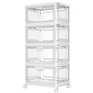 Clear Storage Bins with Lids - 4 Tier 23qt Plastic Stackable Bins
Closet Organizers Box for Bedroom, Living Room, 23 QT Folding Box with Magnetic door
Visit the Kmiectse Store Clear Storage Bins with Lids - 4 Tier 23qt Plastic Stackable Bins
Closet Organizers Box for Bedroom, Living Room, 23 QT Folding Box with Magnetic door
Visit the Kmiectse Store