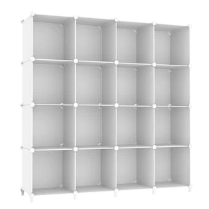 Cube Storage Organizer, 16 Cube Closet Organizer, White Cube Storage Organizer, 16 Cube Closet Organizer, White