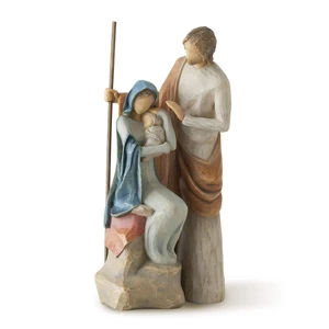 The Holy Family, Sculpted Hand-Painted Nativity Figure The Holy Family, Sculpted Hand-Painted Nativity Figure