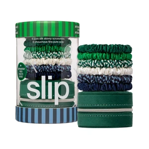 Silk Hair Ties, Hair on Point Scrunchies, Set of 6 | Anti-Damage
100% Mulberry Silk | anti-friction, anti-tangle, anti-knot, anti-frizz, anti-snag | All Hair Types | Slipsilk Technology