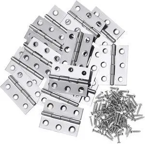 20Pcs Stainless Steel Folding Hinge 2 inch Door and Window Hinge is assigned 120 Screws 20Pcs Stainless Steel Folding Hinge 2 inch Door and Window Hinge is assigned 120 Screws