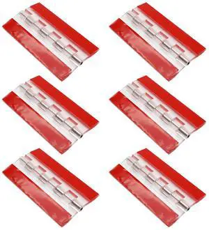 6 Pack Self-Adhesive Cabinet Hinges 75mm | Stainless Steel Shafts, Clear Acrylic, Transparent, For Display Stand, DIY Box 6 Pack Self-Adhesive Cabinet Hinges 75mm | Stainless Steel Shafts, Clear Acrylic, Transparent, For Display Stand, DIY Box