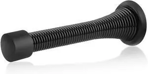 20 Pack Black Spring Door Stops,3-1/8" Heavy Duty Door Stop - Flexible Spring Door Stopper with Low Mounted Black Rubber Bumper Tips 20 Pack Black Spring Door Stops,3-1/8" Heavy Duty Door Stop - Flexible Spring Door Stopper with Low Mounted Black Rubber Bumper Tips
