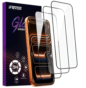 3 Pack Screen Protector for iPhone 17 Pro Max Tempered Glass | 9H Military-Grade Film No Bubble 6.9'' Full Coverage, Case Friendly 3 Pack Screen Protector for iPhone 17 Pro Max Tempered Glass | 9H Military-Grade Film No Bubble 6.9'' Full Coverage, Case Friendly
