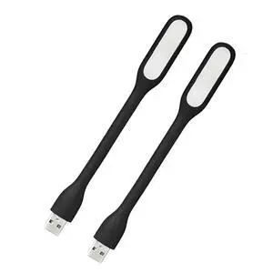 Mini USB Light, Portable Book Reading Lamp with 6 LEDs Protect Eyesight, USB Powered for Power Bank Computer Laptop Flexible Bendable Night Light-2 Pack (Black) Mini USB Light, Portable Book Reading Lamp with 6 LEDs Protect Eyesight, USB Powered for Power Bank Computer Laptop Flexible Bendable Night Light-2 Pack (Black)