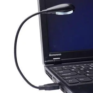 Bright LED USB Lamp Light for Laptop, Black | Reading Lamp, Flexible Neck Bright LED USB Lamp Light for Laptop, Black | Reading Lamp, Flexible Neck