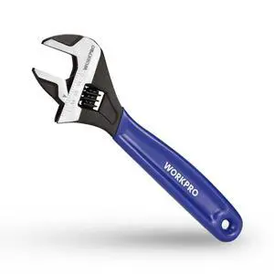 8-Inch Adjustable Wrench, Cr-V Steel Wide Jaw Black Oxide Wrench | Metric & SAE Scales,Ideal for Home Repairs, Garage, Workshop and DIY Applications 8-Inch Adjustable Wrench, Cr-V Steel Wide Jaw Black Oxide Wrench | Metric & SAE Scales,Ideal for Home Repairs, Garage, Workshop and DIY Applications
