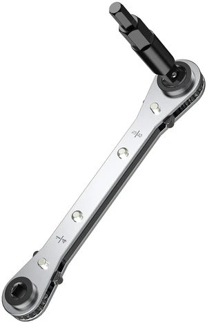 HVAC Service Wrench, Refrigeration Ratcheting Wrench 3/8 1/4 5/16'' 3/16'' AC Wratchet Tool with Hex Bit Adapter for Air Conditioning, Refrigeration Equipment, Gas Furnace HVAC Service Wrench, Refrigeration Ratcheting Wrench 3/8 1/4 5/16'' 3/16'' AC Wratchet Tool with Hex Bit Adapter for Air Conditioning, Refrigeration Equipment, Gas Furnace