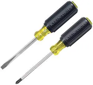85442 Klein Tools 85442 Screwdriver 2-Piece Set, Made in USA, 1/4 Keystone and #2 Phillips, Cushion Grip, Round and Square Shank, Heat Treated, Home Improvement 85442 Klein Tools 85442 Screwdriver 2-Piece Set, Made in USA, 1/4 Keystone and #2 Phillips, Cushion Grip, Round and Square Shank, Heat Treated, Home Improvement