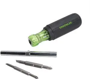 0153-42C 6-in-1 Multi-Tool Screwdriver with Flat-Tip, Phillips, and Hex Bits 0153-42C 6-in-1 Multi-Tool Screwdriver with Flat-Tip, Phillips, and Hex Bits
