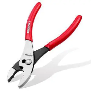 8" Slip Joint Pliers, Pliers Tool with Thick Dip-Grip Handle | Strong Grip Jaws, High Carbon Steel, Pliers for Gripping, Loosening Nuts and Bolts, Cutting Steel Wire 8" Slip Joint Pliers, Pliers Tool with Thick Dip-Grip Handle | Strong Grip Jaws, High Carbon Steel, Pliers for Gripping, Loosening Nuts and Bolts, Cutting Steel Wire