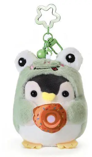 Penguin Plush Keychain Creative Cute Stuff Penguin Pendant Keychain Gift - For Women's Handbag, Purse, Backpack, Car Keys(Frog) Penguin Plush Keychain Creative Cute Stuff Penguin Pendant Keychain Gift - For Women's Handbag, Purse, Backpack, Car Keys(Frog)