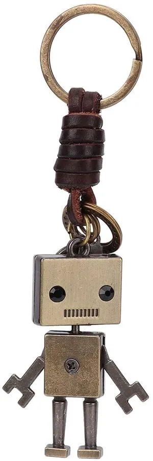 vintage robot keychain, Metal Pendant Punk cool unique keychains Bag Charm for Graduation Party vintage robot keychain, Metal Pendant Punk cool unique keychains Bag Charm for Graduation Party