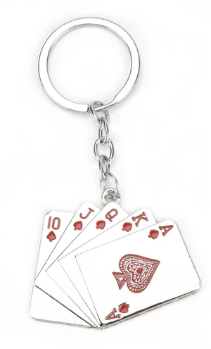 Poker Keychain Creative Poker Model Keychain Pokers Keychains for Card Game Lovers Good Luck Gifts Poker Keychain Creative Poker Model Keychain Pokers Keychains for Card Game Lovers Good Luck Gifts