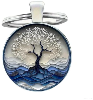 Creative Alloy Keychain Cute Cartoon Keyring with Pendant Durable and Stylish Accessory, Perfect for Gifts(Tree of Life) Creative Alloy Keychain Cute Cartoon Keyring with Pendant Durable and Stylish Accessory, Perfect for Gifts(Tree of Life)
