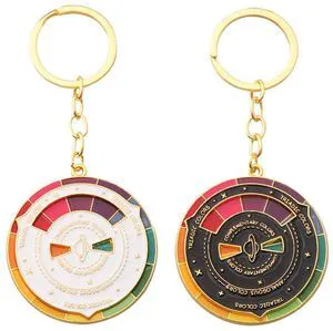 Color Wheel Keychains - Creative Spinning Color Wheel Charm - Aesthetic Arts Gifts for Artists Color Wheel Keychains - Creative Spinning Color Wheel Charm - Aesthetic Arts Gifts for Artists
