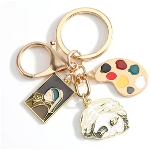 Artistic Painting Keychain Art Supply Keyring Gift for Women Artists Painters and Creative Souls Artistic Painting Keychain Art Supply Keyring Gift for Women Artists Painters and Creative Souls