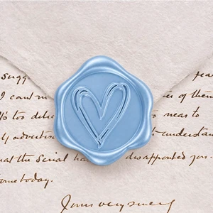 50PCS Blue Heart Wax Seal Stickers, Self-Adhesive Envelope Stickers | 3D Embossed Pre-made Wax Seals for Wedding Invitation, Gift Wrapping, Graduation Party 50PCS Blue Heart Wax Seal Stickers, Self-Adhesive Envelope Stickers | 3D Embossed Pre-made Wax Seals for Wedding Invitation, Gift Wrapping, Graduation Party