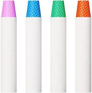 500 Pack 5oz Paper Cups, Multicolor Paper Disposable Cups, Small Mouthwash Cups, Cold Beverage Drinking Cup for Party, Travel and Event (Dots) 500 Pack 5oz Paper Cups, Multicolor Paper Disposable Cups, Small Mouthwash Cups, Cold Beverage Drinking Cup for Party, Travel and Event (Dots)