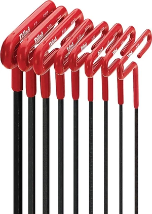 53168 Cushion Grip Hex T-Key allen wrench - 8pc set SAE Inch Sizes 3/32-1/4 (6In shaft) 53168 Cushion Grip Hex T-Key allen wrench - 8pc set SAE Inch Sizes 3/32-1/4 (6In shaft)