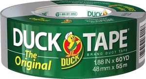 The Original Duck Brand Duct Tape, 1-Pack 1.88 Inch x 60 Yard, Silver (394475) The Original Duck Brand Duct Tape, 1-Pack 1.88 Inch x 60 Yard, Silver (394475)