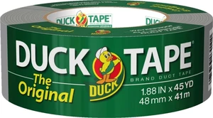 The Original Duck Tape Brand Duct Tape, 1-Pack 1.88 Inch x 45 Yard, Silver, B-450-12 (394468) The Original Duck Tape Brand Duct Tape, 1-Pack 1.88 Inch x 45 Yard, Silver, B-450-12 (394468)