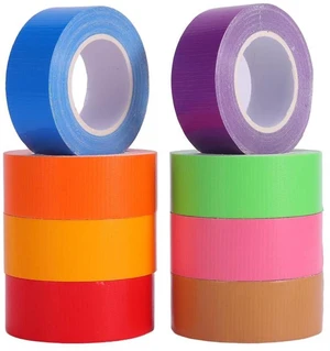 8 Pack Rainbow Colored Duct Tape 1 Inch x 11 Yards, Heavy Duty Duct Tape Colors, No Residue, Tear by Hand, Waterproof, Great for DIY, Packing, Marking and Arts & Crafts 8 Pack Rainbow Colored Duct Tape 1 Inch x 11 Yards, Heavy Duty Duct Tape Colors, No Residue, Tear by Hand, Waterproof, Great for DIY, Packing, Marking and Arts & Crafts
