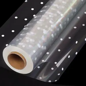 100 ftx34 in Extra Wide Clear Cellophane Wrap Roll with Irregular White Dot, Transparent Thicker Cellophane Roll, Gift Baskets Wrap Cellophane Film for Treats, Gifts, Holiday, Christmas Wrapping 100 ftx34 in Extra Wide Clear Cellophane Wrap Roll with Irregular White Dot, Transparent Thicker Cellophane Roll, Gift Baskets Wrap Cellophane Film for Treats, Gifts, Holiday, Christmas Wrapping