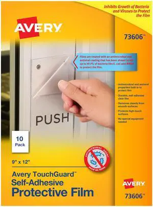 TouchGuard Film, Properties Built in to Protect Film, Laminating Sheets, 9" x 12", 10 Sheets (73606) TouchGuard Film, Properties Built in to Protect Film, Laminating Sheets, 9" x 12", 10 Sheets (73606)