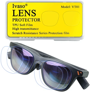 Lens Protector for Viture Pro, 3 Pairs (6 Pcs) Soft TPU Film Lens Cover Suitable for Viture XR Glasses Lens Protector for Viture Pro, 3 Pairs (6 Pcs) Soft TPU Film Lens Cover Suitable for Viture XR Glasses