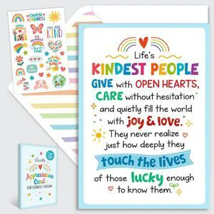 1pc Teacher Thank You Card, School Counselor Appreciation Card | 1 Card, Envelope & 25 Sticker Seals, Teacher Appreciation Card for Counselor, Social Worker, Paraprofessional, Message Inside 1pc Teacher Thank You Card, School Counselor Appreciation Card | 1 Card, Envelope & 25 Sticker Seals, Teacher Appreciation Card for Counselor, Social Worker, Paraprofessional, Message Inside