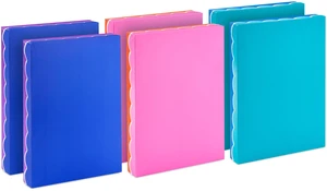 Small Gift Boxes with Lids, 6-Pack (Scalloped Blue, Pink, Teal) Small Gift Boxes with Lids, 6-Pack (Scalloped Blue, Pink, Teal)